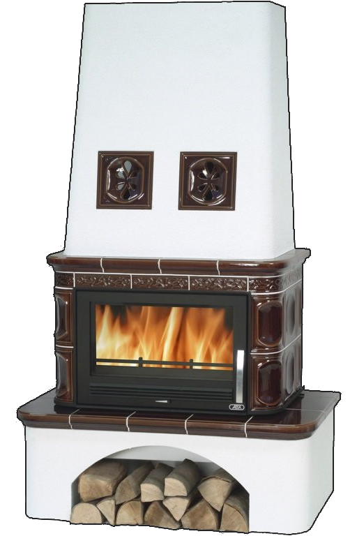 abx_laponie_korichnevaya Кафельная печь-камин ABX Laponie цвет коричневый