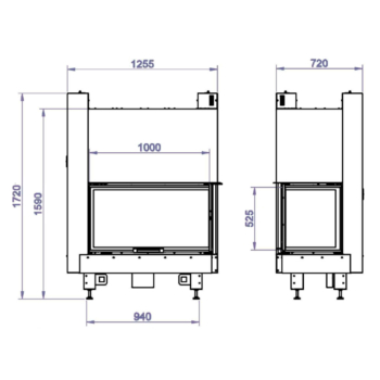 Каминная топка STAV CFR 1000