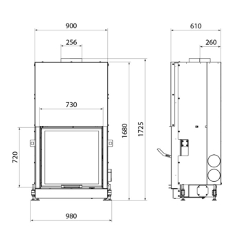 Каминная топка STAV FS 750