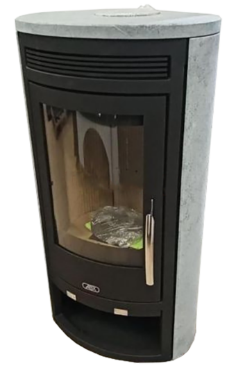 abx_arktis_4_chernaya_stal_talkohlorit Кафельная печь-камин ABX Arktis 4 цвет черная сталь и талькохлорит