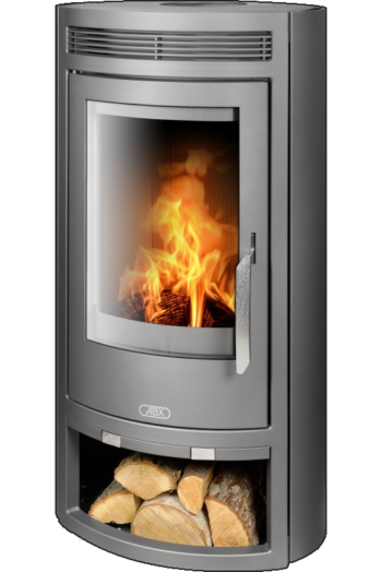 abx_arktis_4_seraya_stal Кафельная печь-камин ABX Arktis 4 цвет серая сталь