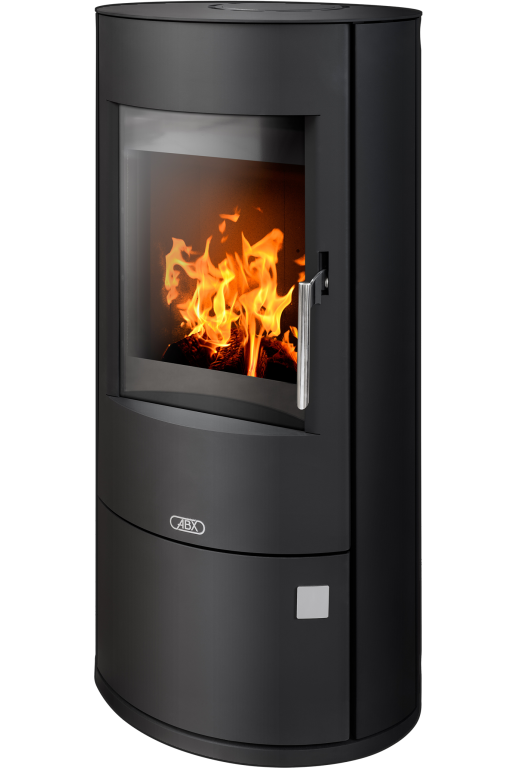 abx_aspen_5_chernaya_stal Кафельная печь-камин ABX Aspen 5 цвет черная сталь