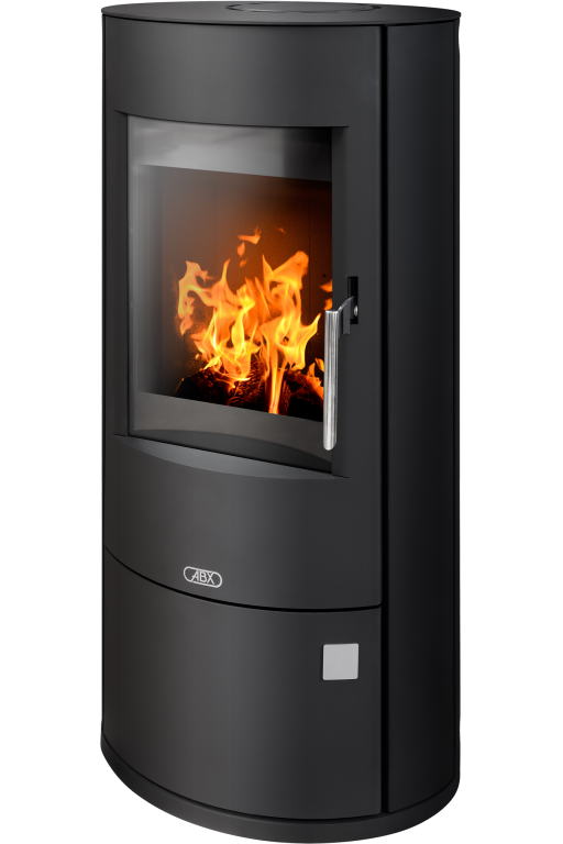 abx_aspen_7_chernaya_stal Кафельная печь-камин ABX Aspen 7 цвет черная сталь