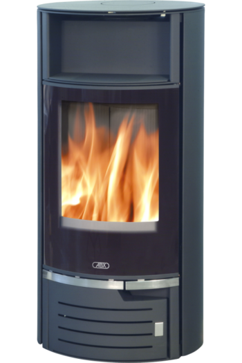 abx_atlantik_5_chernaya_stal Кафельная печь-камин ABX Atlantik 5 цвет черная сталь
