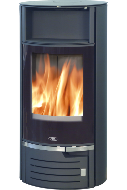 abx_atlantik_5_chernaya_stal Кафельная печь-камин ABX Atlantik 5 цвет черная сталь