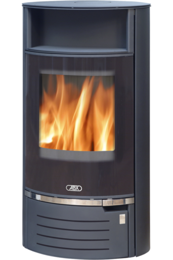 abx_atlantik_7_chernaya_stal Кафельная печь-камин ABX Atlantik 7 цвет черная сталь