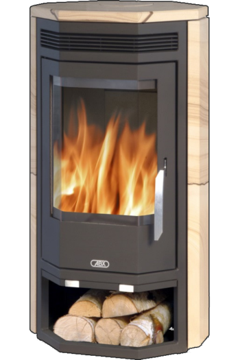 Кафельная печь-камин ABX Baltik 6 цвет бразильский песчаник