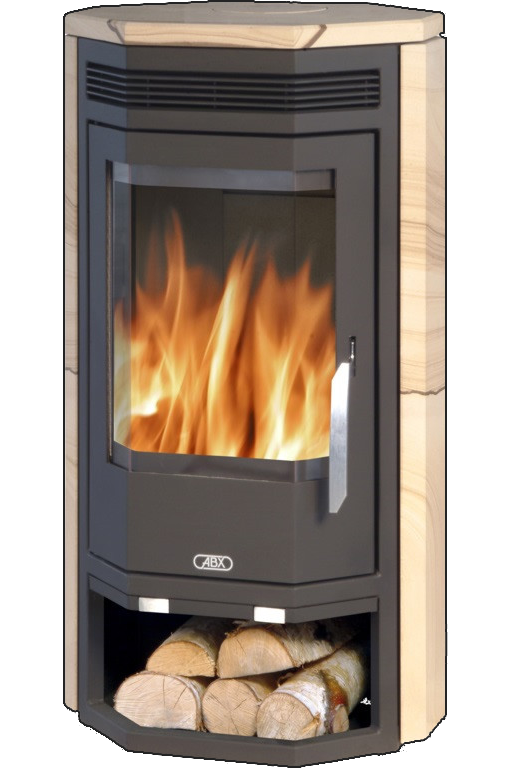 Кафельная печь-камин ABX Baltik 6 цвет бразильский песчаник
