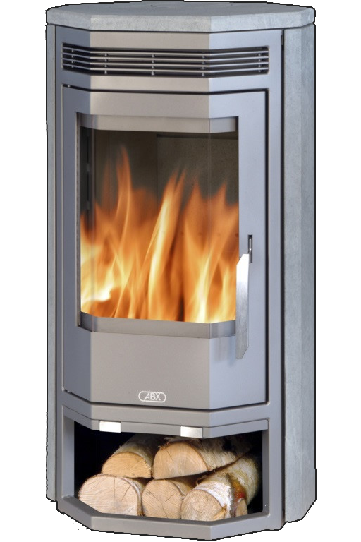 Кафельная печь-камин ABX Baltik 6 цвет талькохлорит