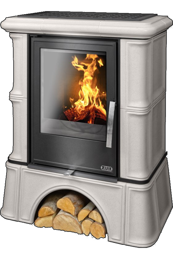 abx_bavaria_kafelnyi_tsokol_ahorn Кафельная печь-камин ABX Bavaria с кафельным цоколем цвет ахорн
