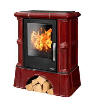 abx_bavaria_kafelnyi_tsokol_bordo Кафельная печь-камин ABX Bavaria с кафельным цоколем цвет бордо