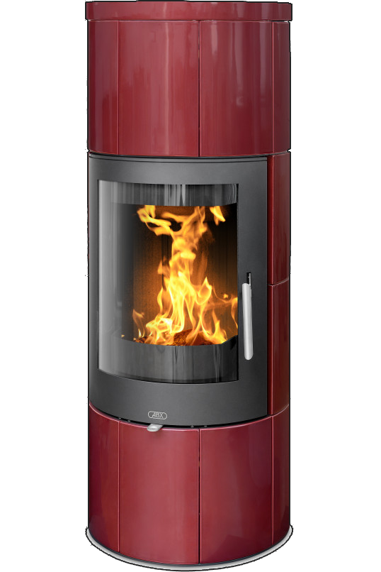 Печь-камин ABX Galie I цвет бордо