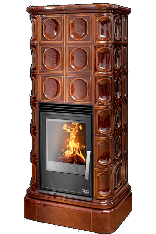 Печь-камин ABX Kaledonie цвет коричневый