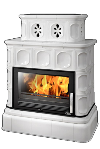 abx_karelie_kafelnyi_tsokol_perlamutr Кафельная печь-камин ABX Karelie с кафельным цоколем цвет перламутр