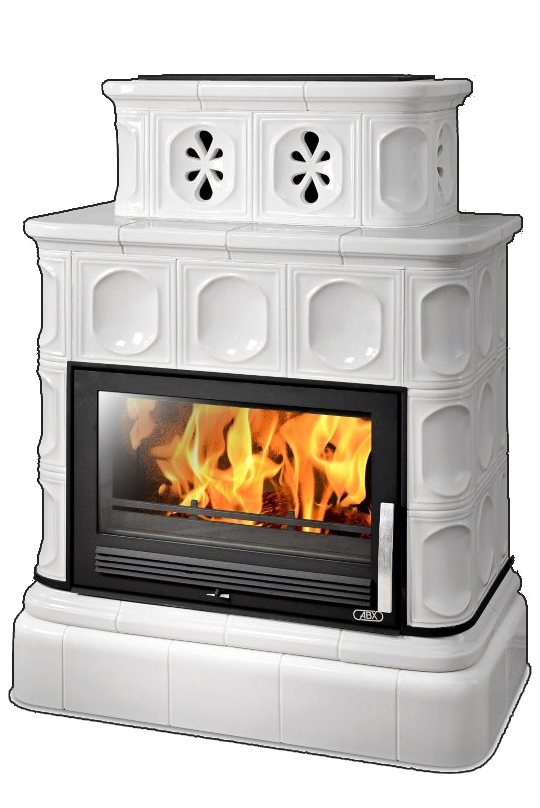abx_karelie_kafelnyi_tsokol_perlamutr Кафельная печь-камин ABX Karelie с кафельным цоколем цвет перламутр