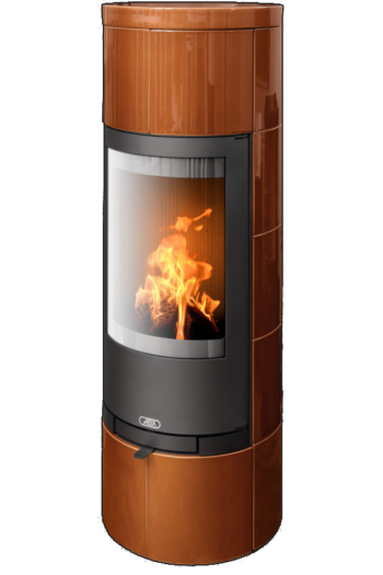 Кафельная печь-камин ABX Kastelie цвет карамель