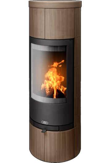 Кафельная печь-камин ABX Kastelie цвет кофе