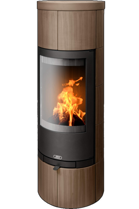 Кафельная печь-камин ABX Kastelie цвет кофе