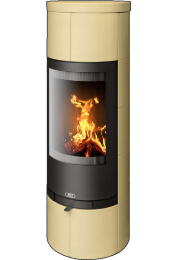 Кафельная печь-камин ABX Kastelie цвет ваниль