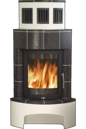 Кафельная печь-камин ABX Normandie цвет хаматит