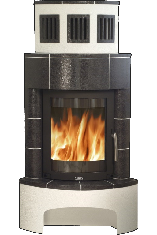 Кафельная печь-камин ABX Normandie цвет хаматит