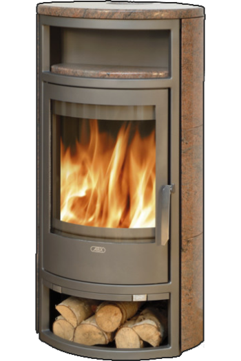 Кафельная печь-камин ABX Polar 6 цвет гранит кашмир