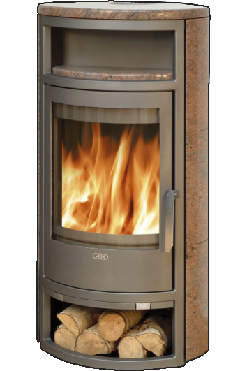 Кафельная печь-камин ABX Polar 6 цвет гранит кашмир