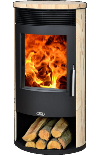 Кафельная печь-камин ABX Tartu 5 цвет бразильский песчаник
