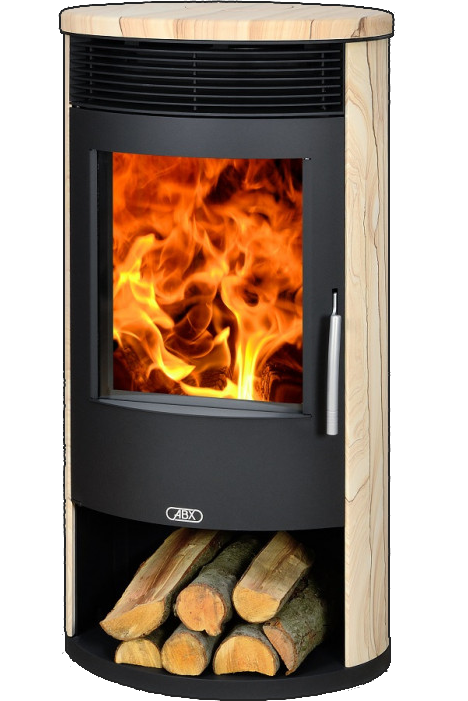 Кафельная печь-камин ABX Tartu 5 цвет бразильский песчаник