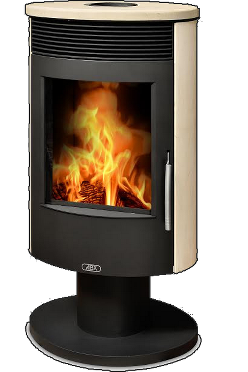 abx_tartu_5_povorotnyj_mokka_krem Кафельная печь-камин ABX Tartu 5 поворотный цвет мокка крем